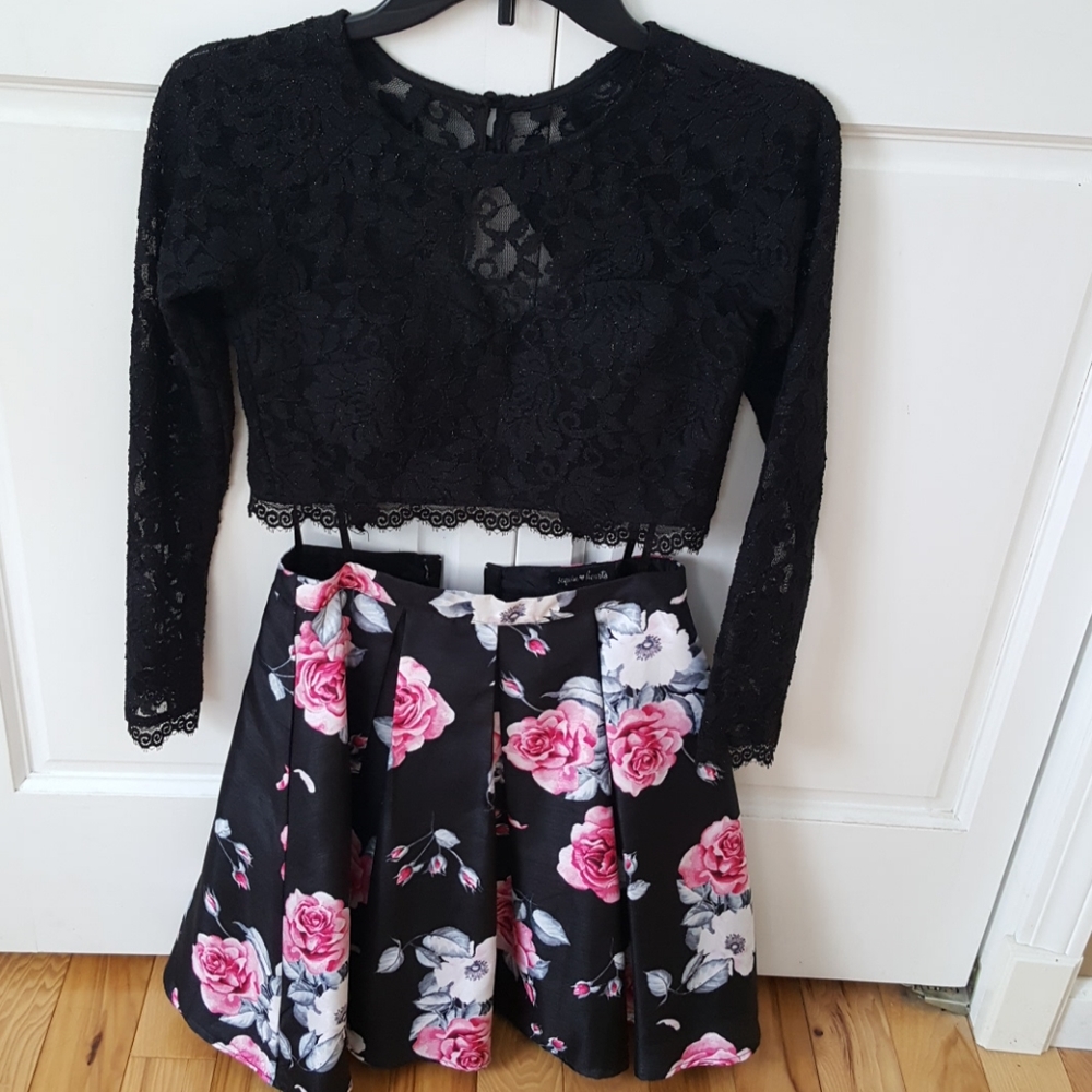 Two piece formal dress